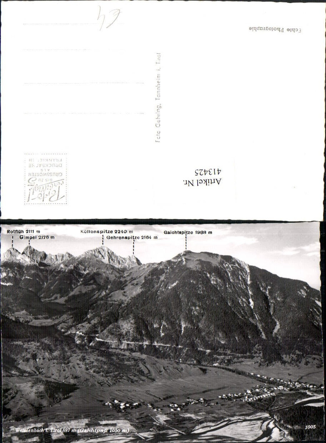 Alte Ansichtskarte – Old Postcard