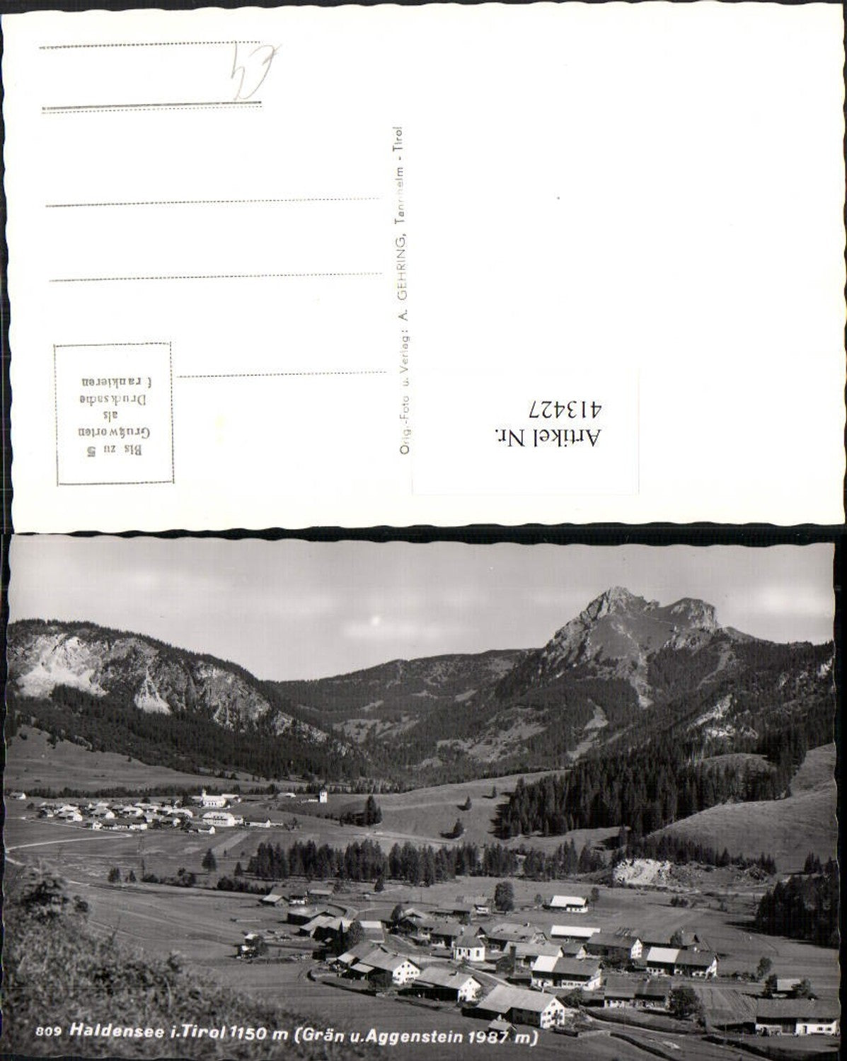 Alte Ansichtskarte – Old Postcard