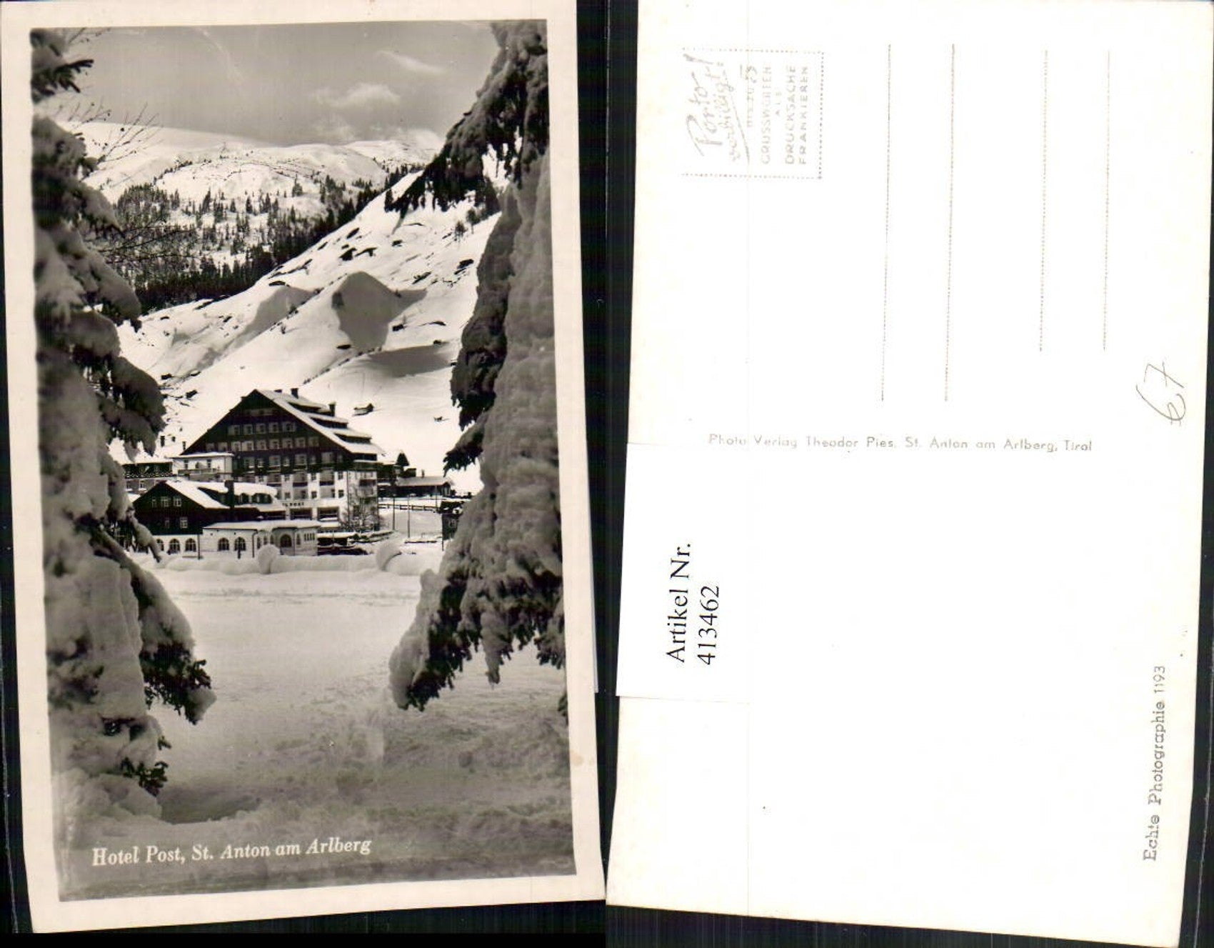 Alte Ansichtskarte – Old Postcard