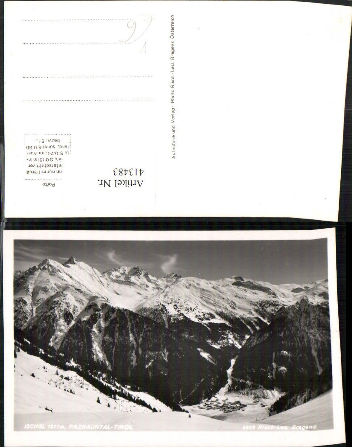 Alte Ansichtskarte – Old Postcard