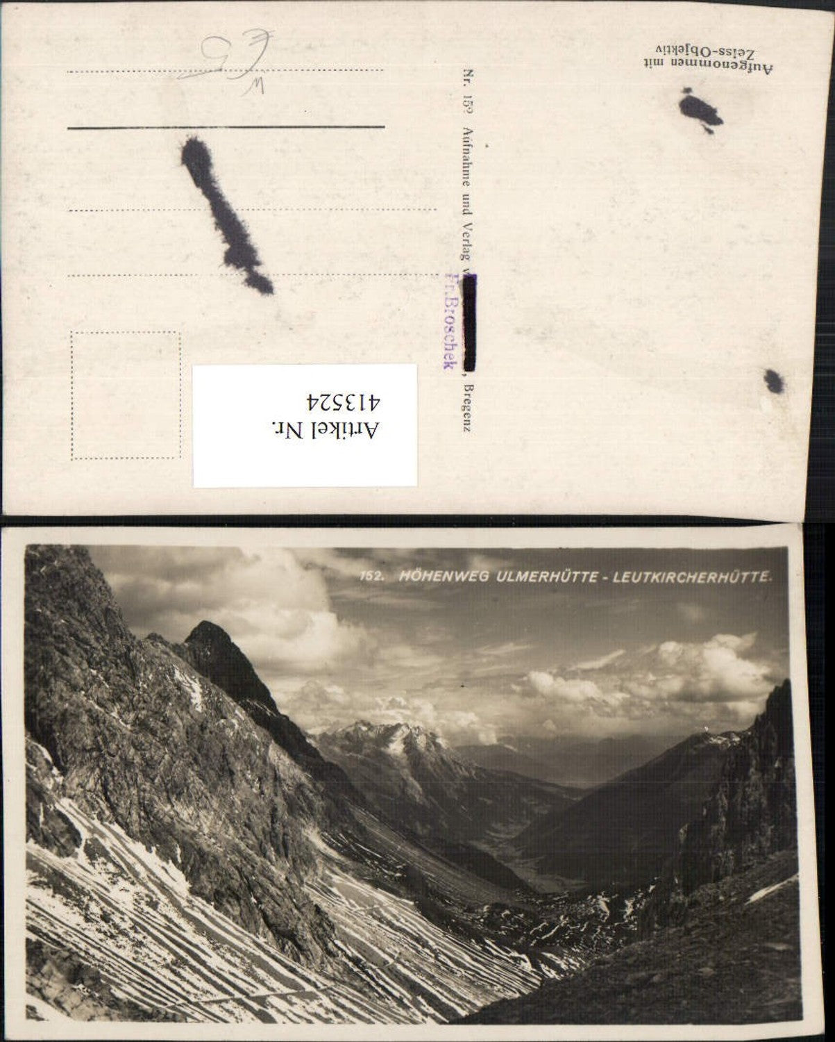 Alte Ansichtskarte – Old Postcard