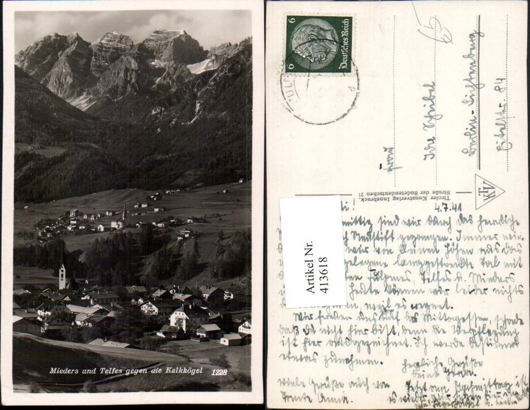 Alte Ansichtskarte – Old Postcard