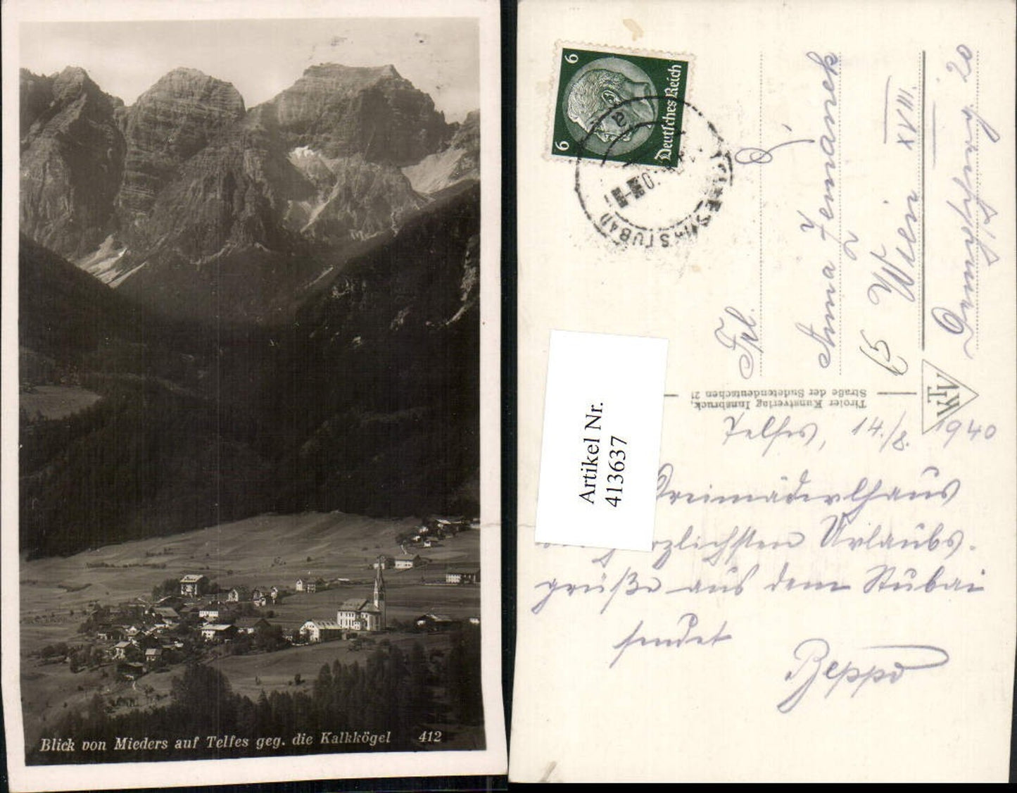 Alte Ansichtskarte – Old Postcard