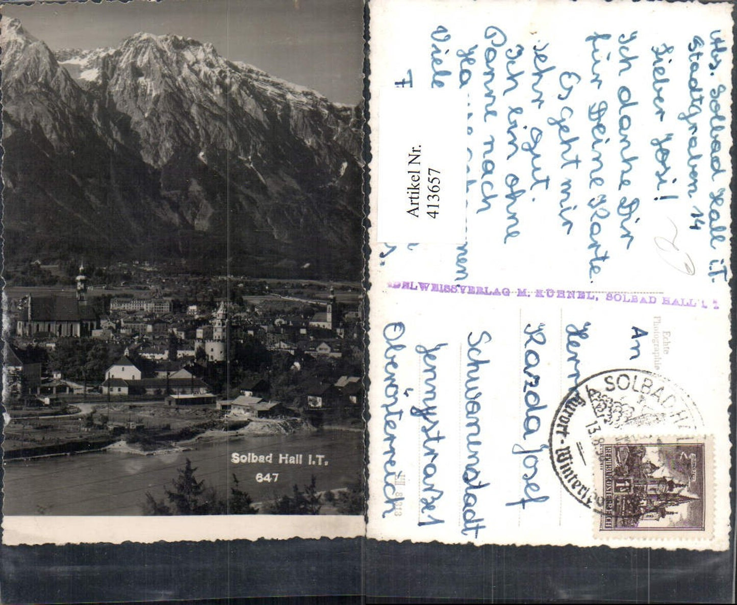 Alte Ansichtskarte – Old Postcard