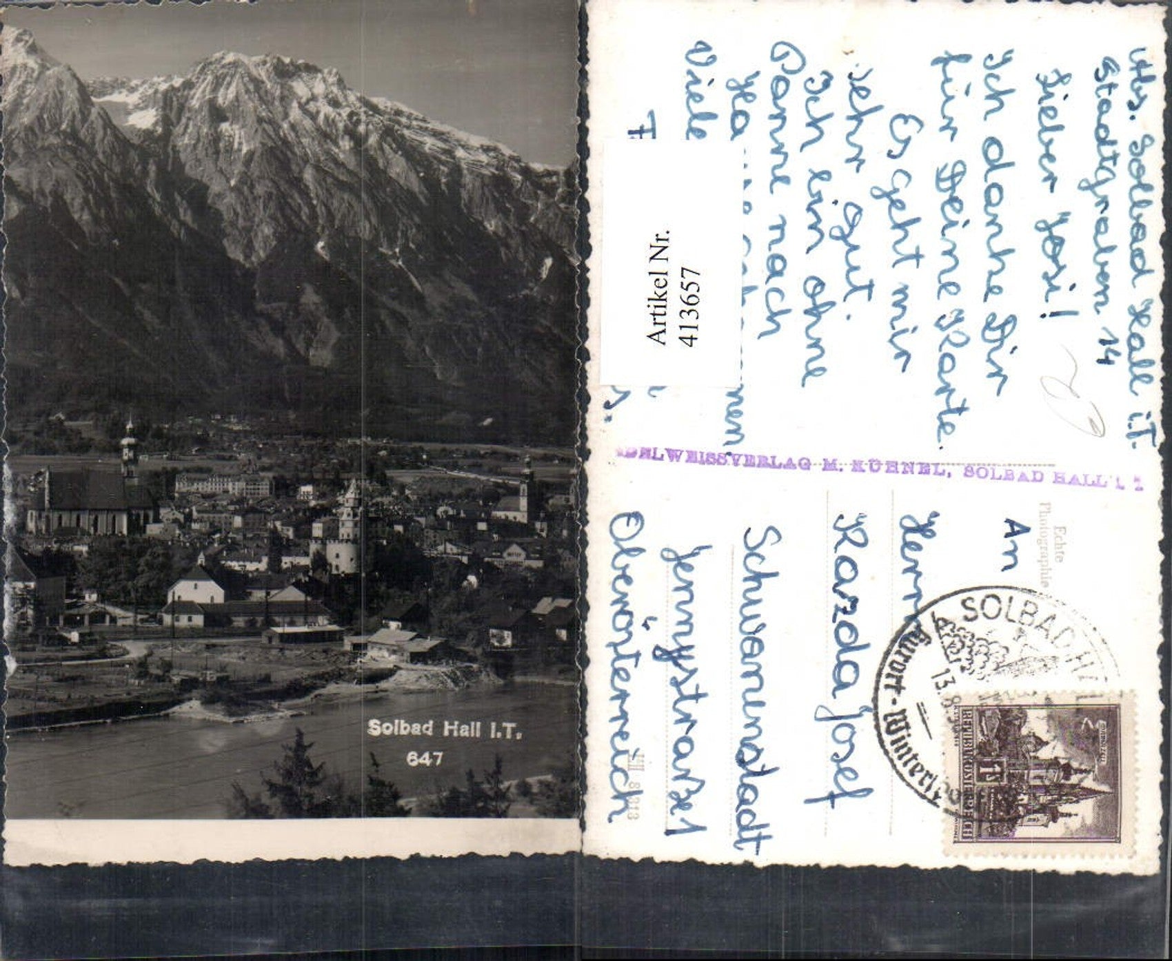 Alte Ansichtskarte – Old Postcard