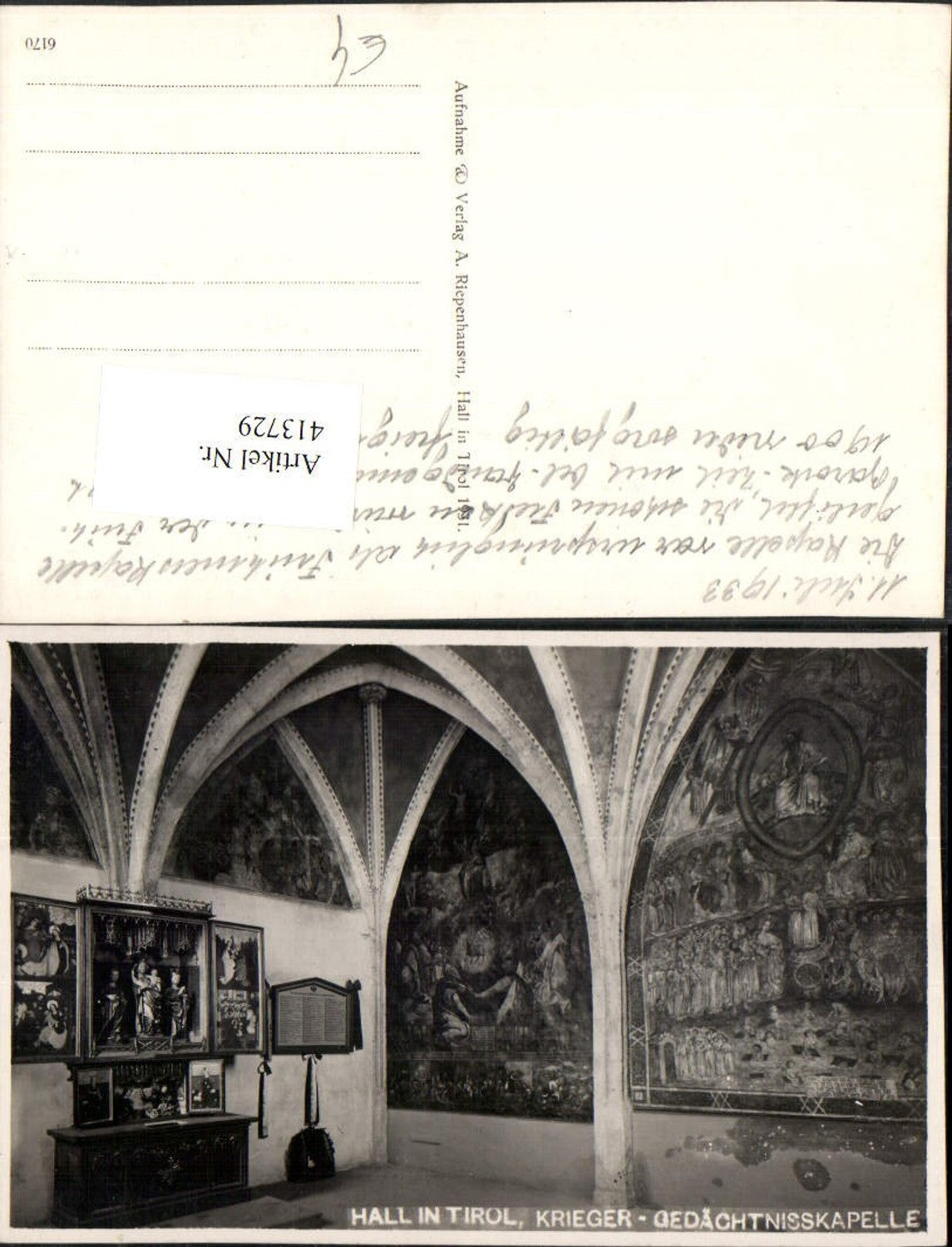 Alte Ansichtskarte – Old Postcard