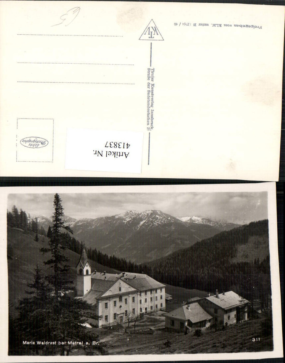 Alte Ansichtskarte – Old Postcard