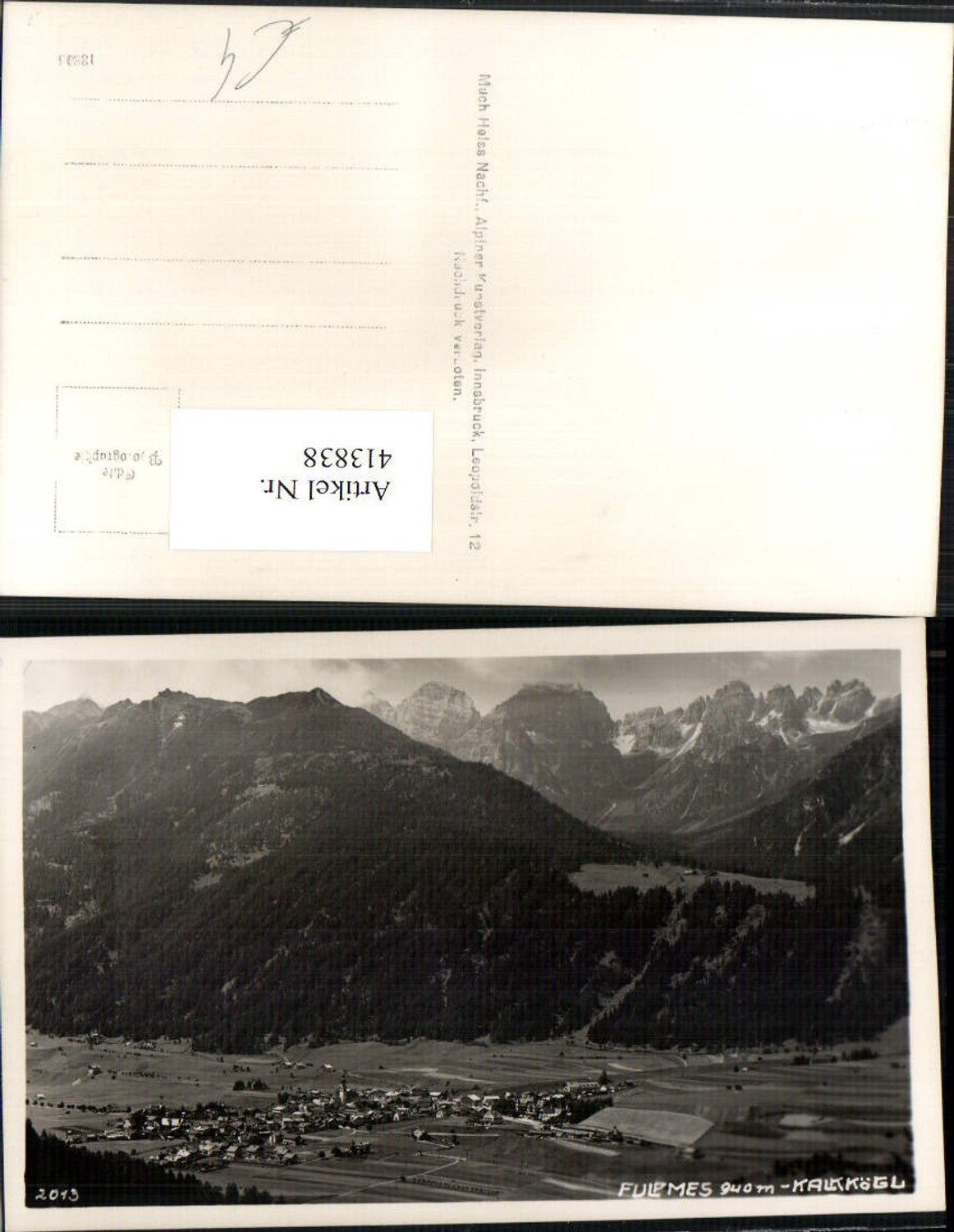 Alte Ansichtskarte – Old Postcard