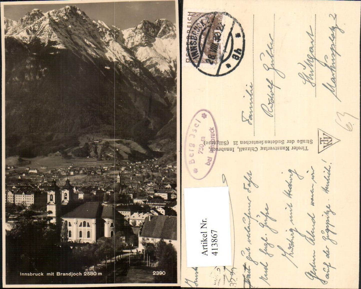 Alte Ansichtskarte – Old Postcard
