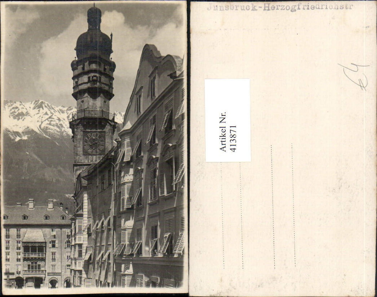 Alte Ansichtskarte – Old Postcard