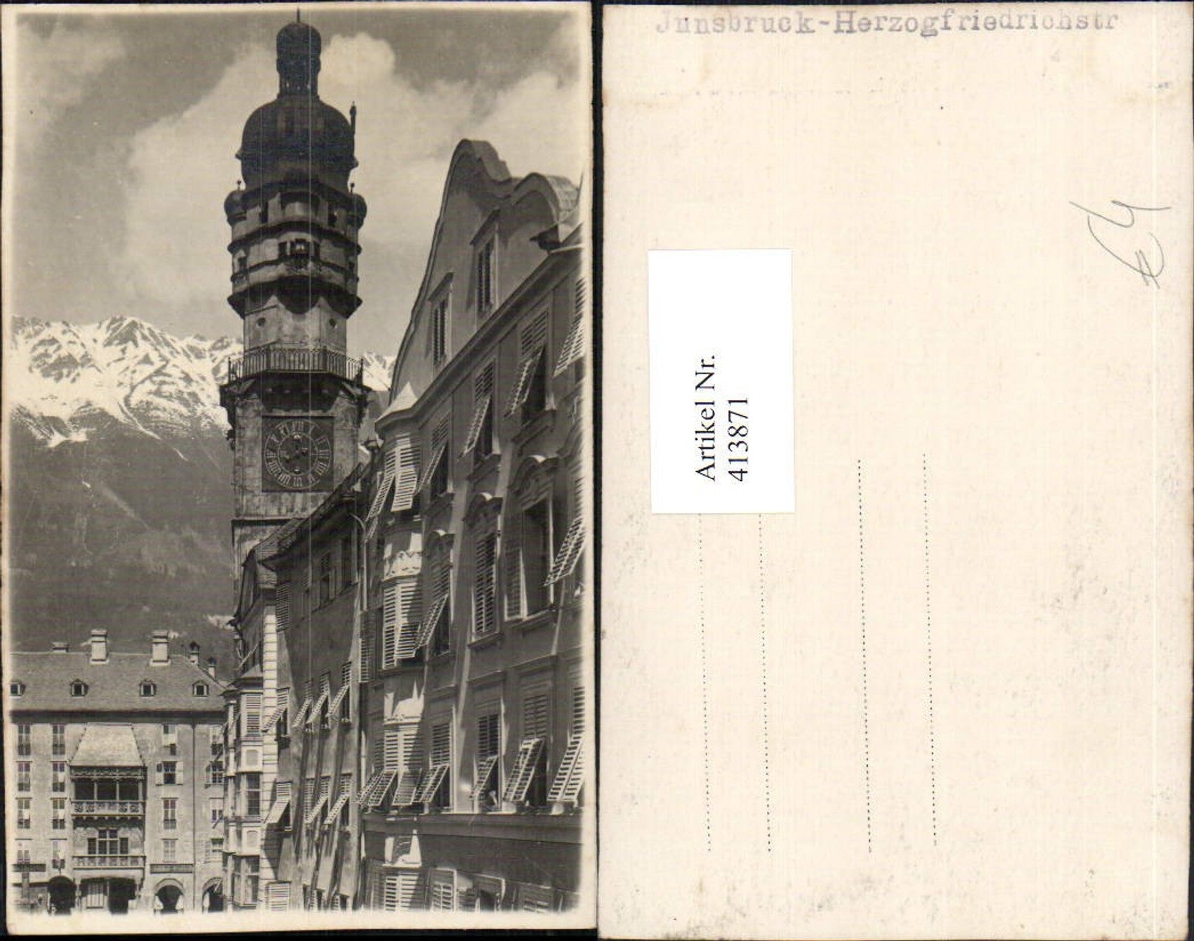 Alte Ansichtskarte – Old Postcard