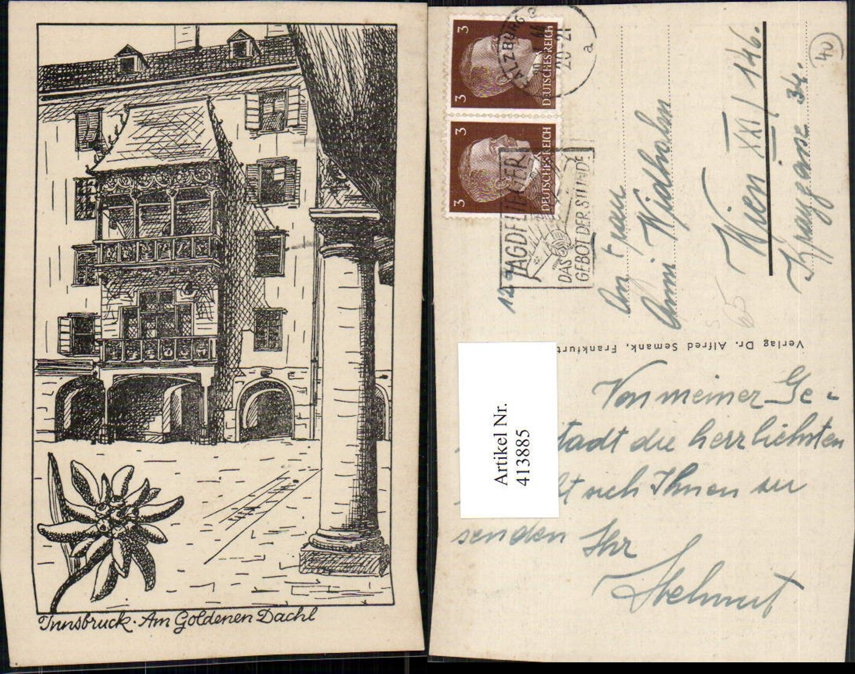 Alte Ansichtskarte – Old Postcard