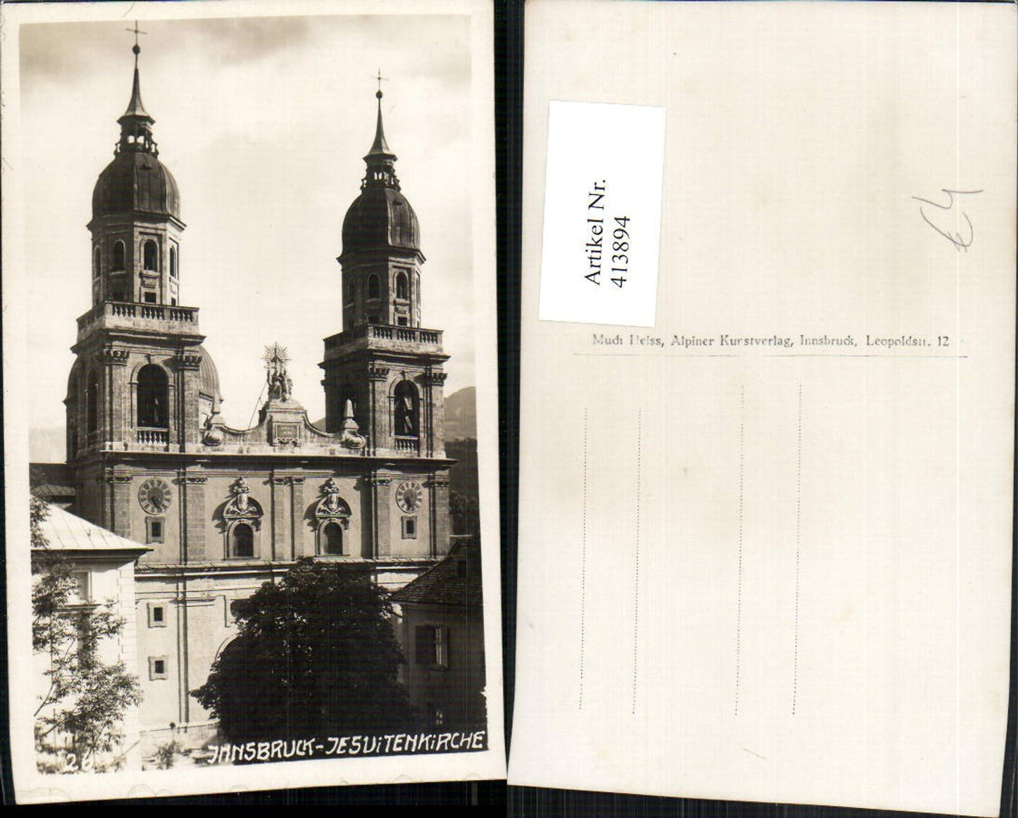 Alte Ansichtskarte – Old Postcard