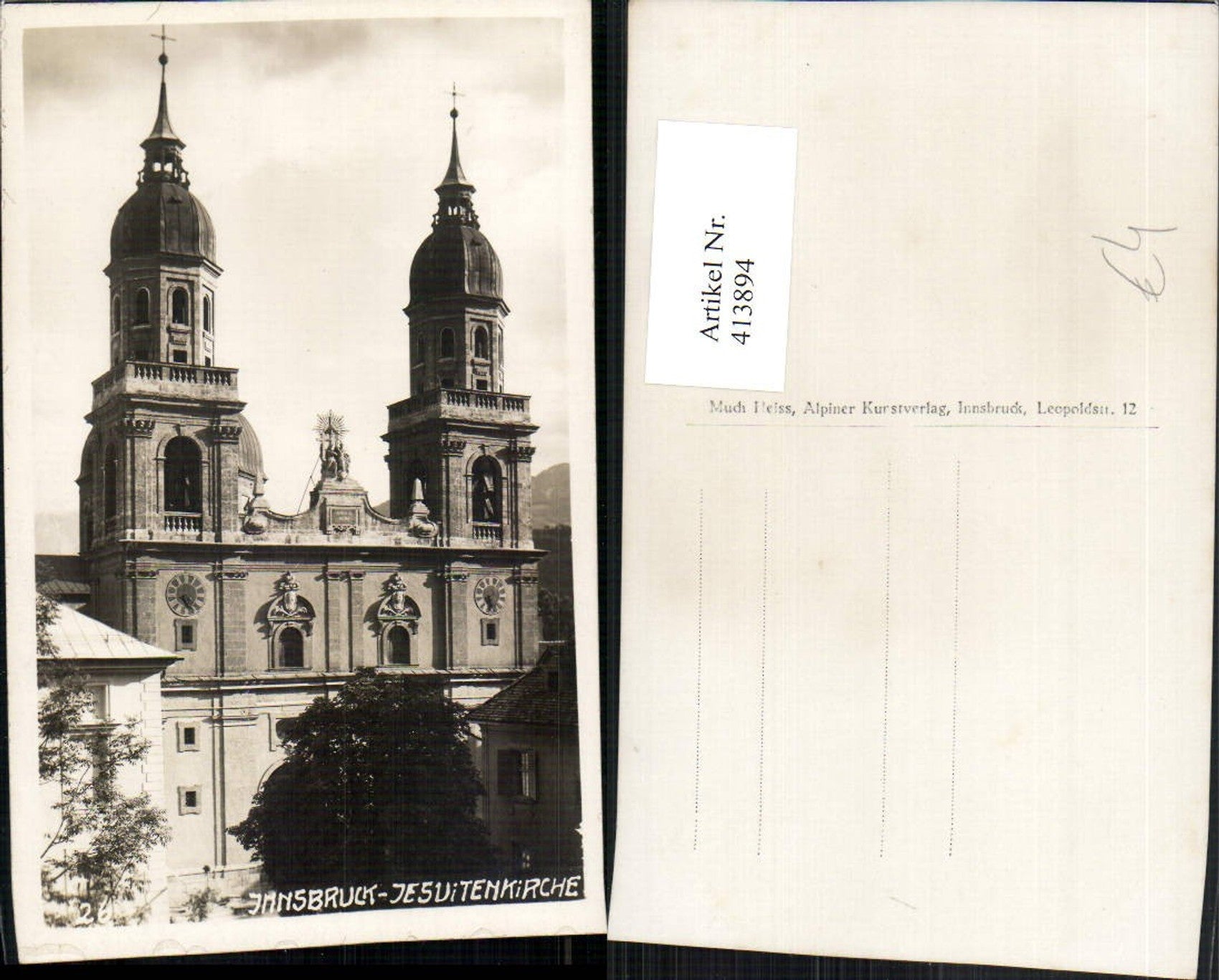 Alte Ansichtskarte – Old Postcard