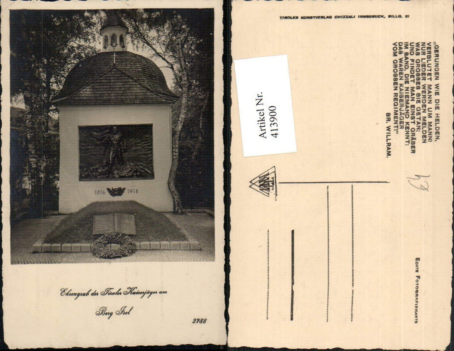 Alte Ansichtskarte – Old Postcard