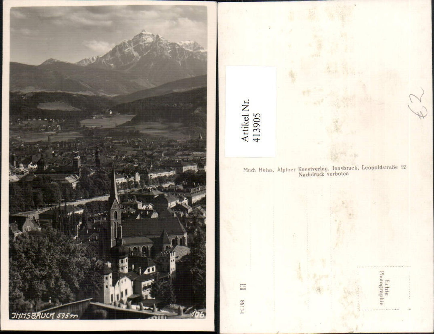 Alte Ansichtskarte – Old Postcard