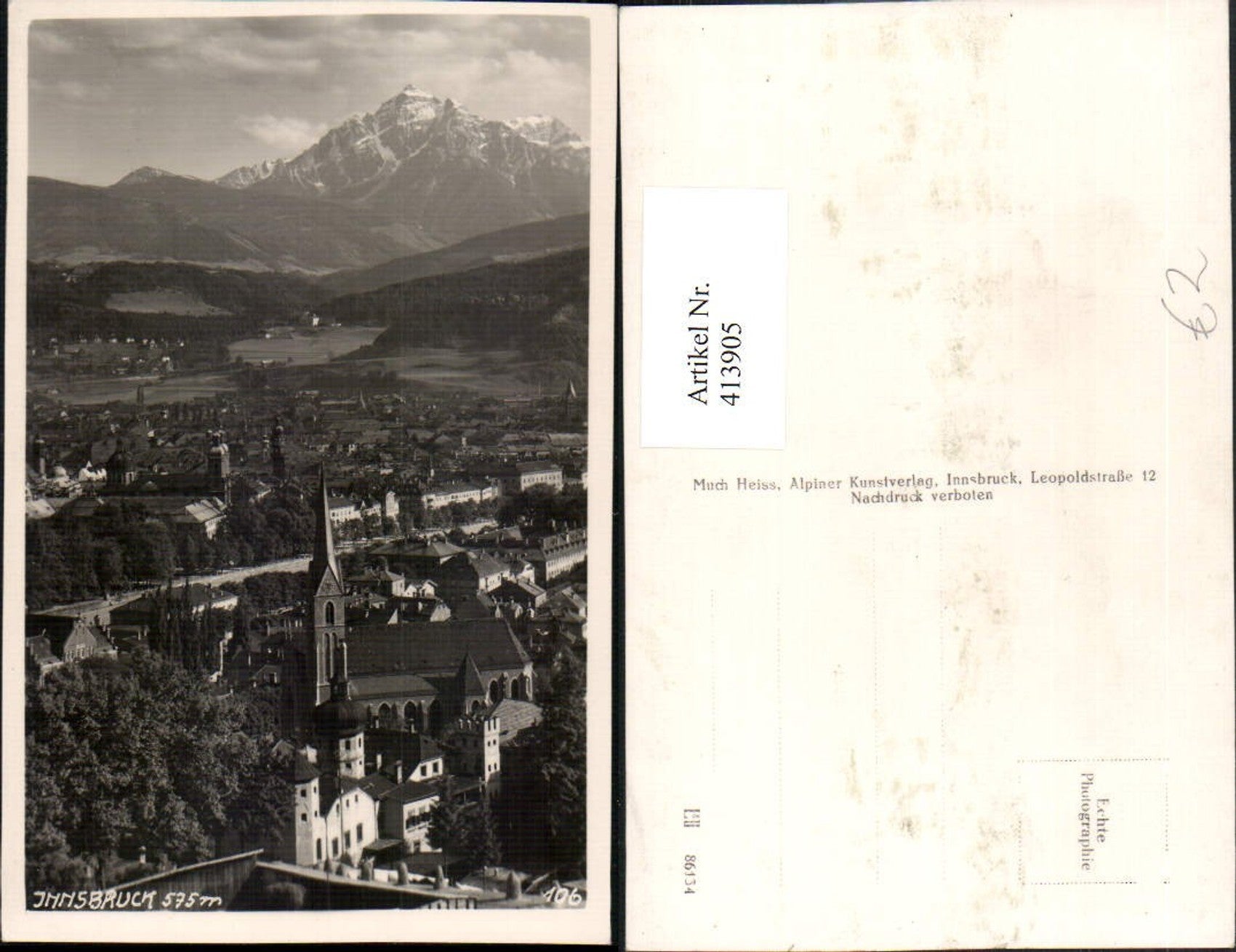 Alte Ansichtskarte – Old Postcard