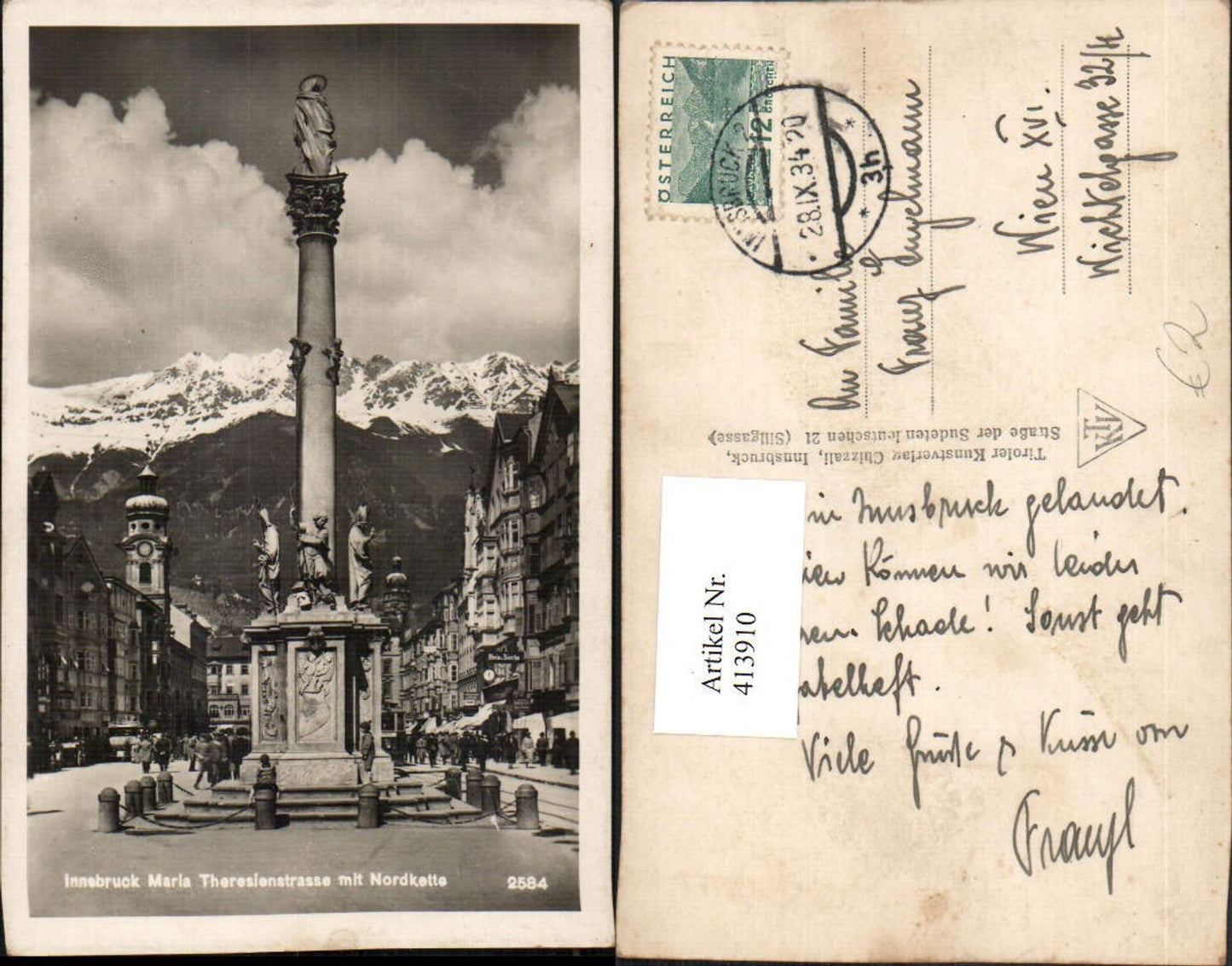 Alte Ansichtskarte – Old Postcard