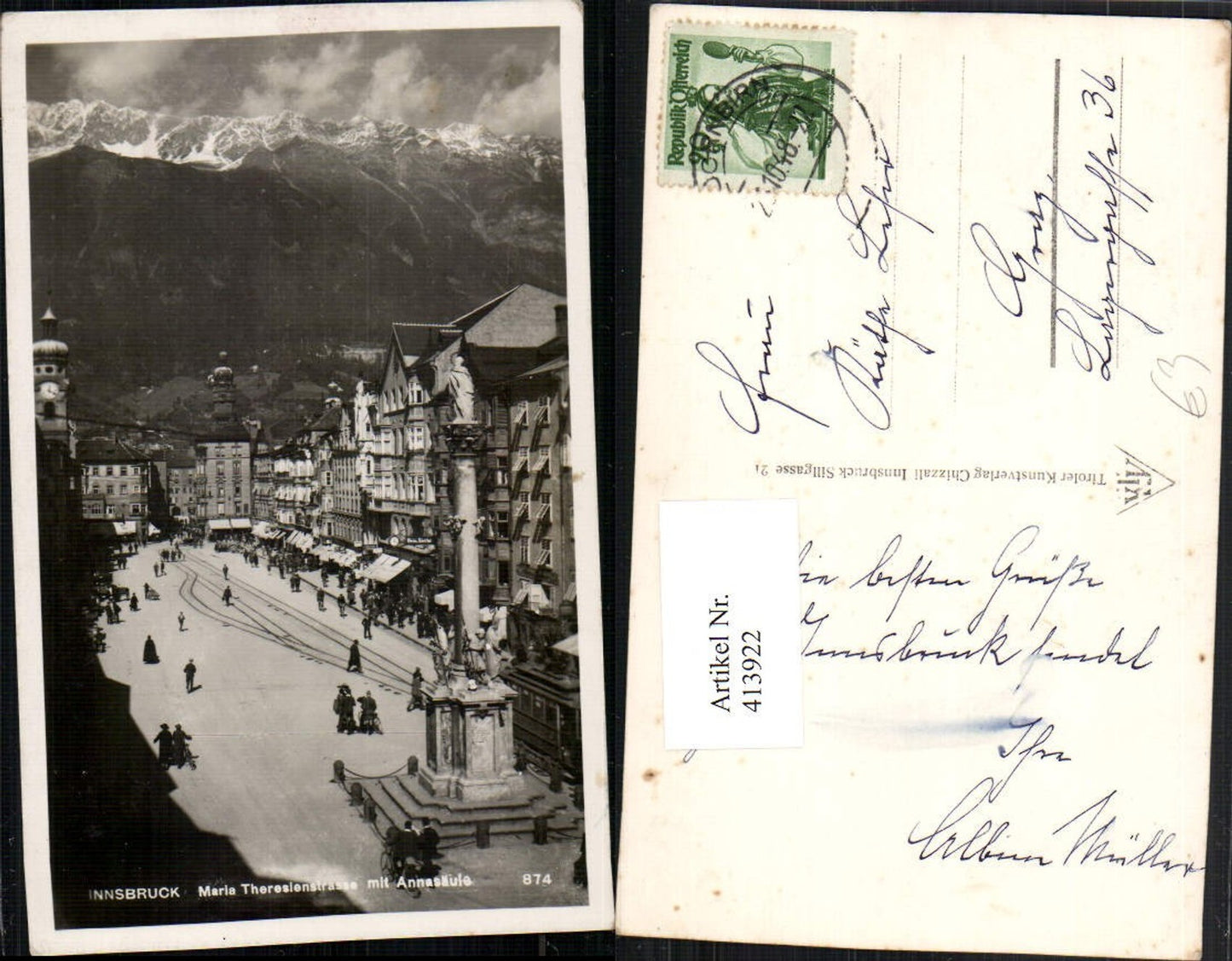 Alte Ansichtskarte – Old Postcard
