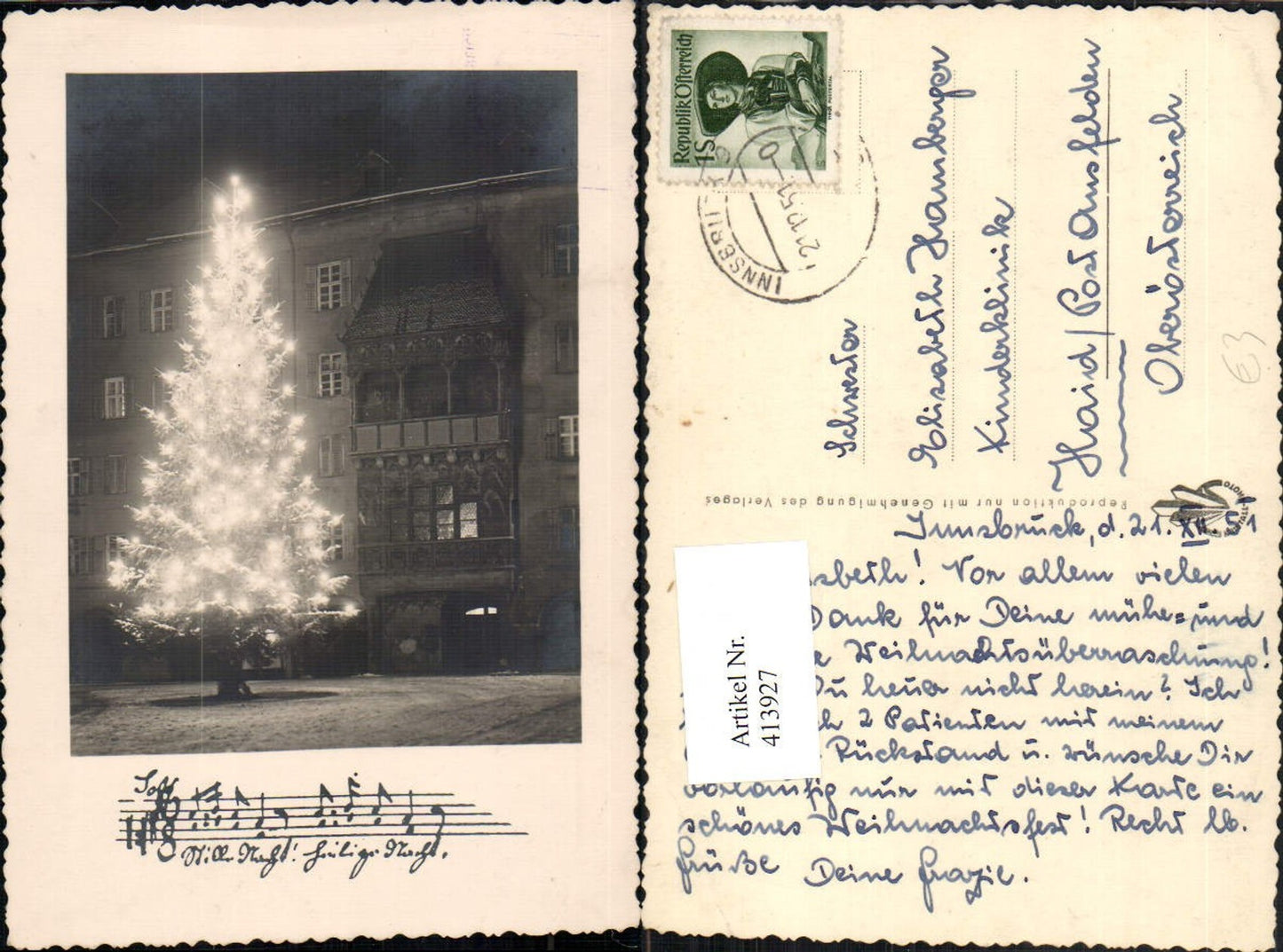 Alte Ansichtskarte – Old Postcard