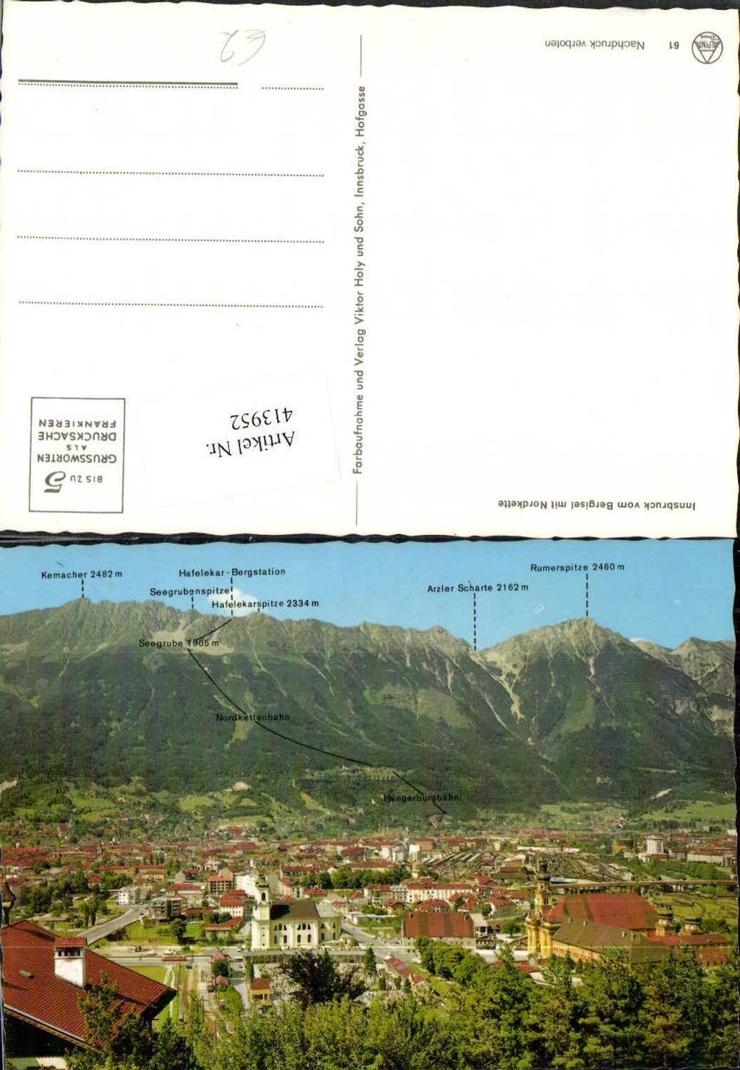 Alte Ansichtskarte – Old Postcard