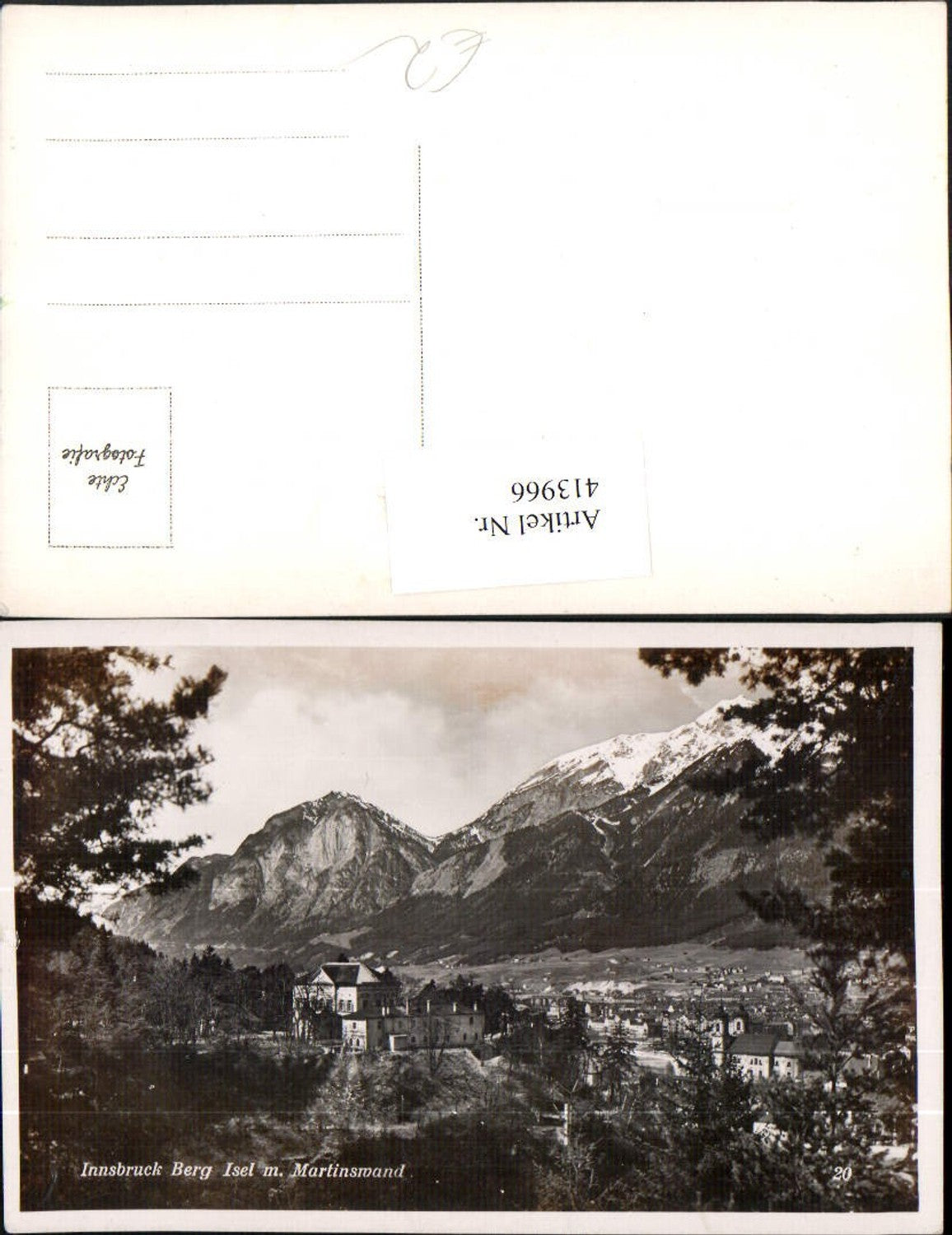 Alte Ansichtskarte – Old Postcard