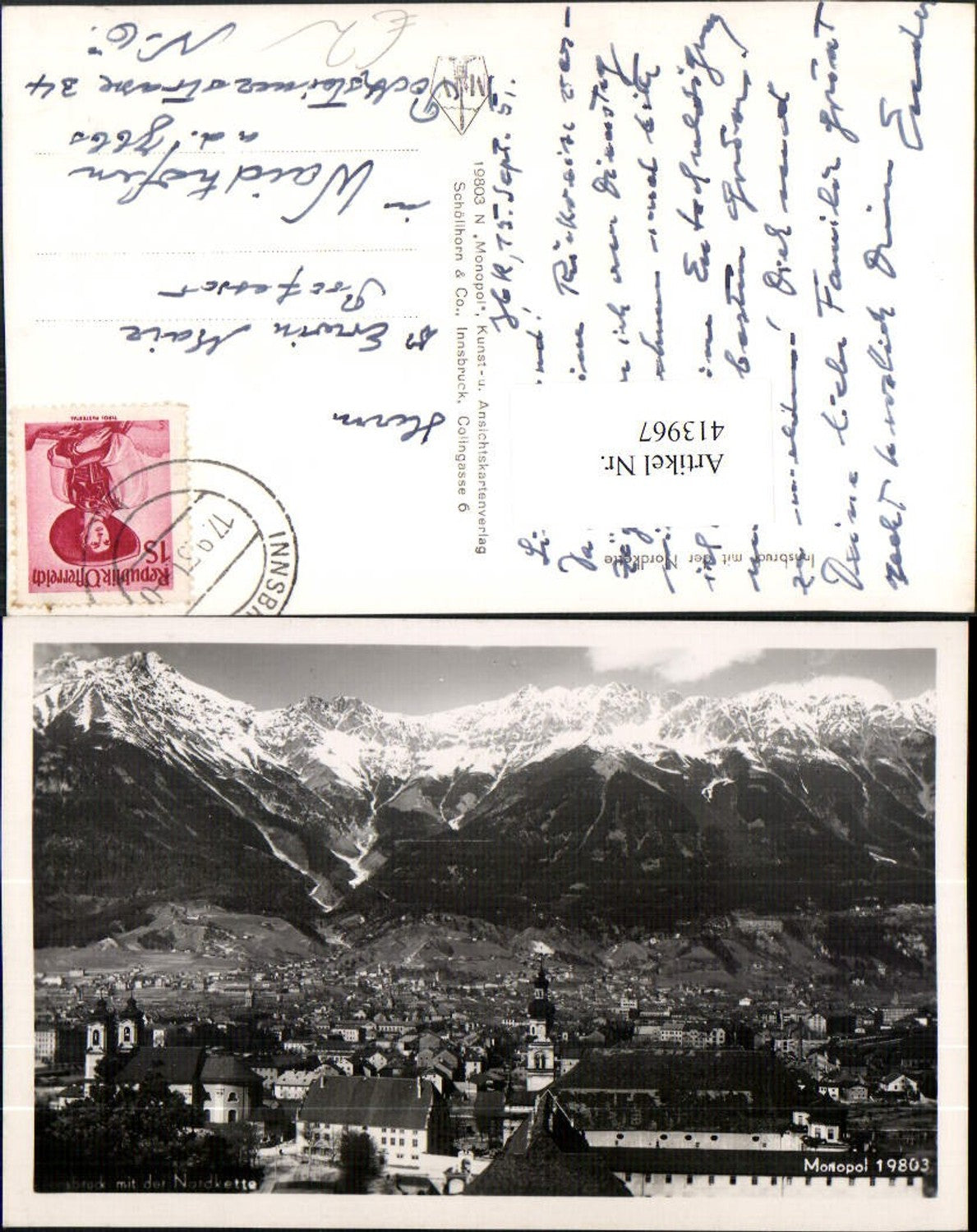Alte Ansichtskarte – Old Postcard
