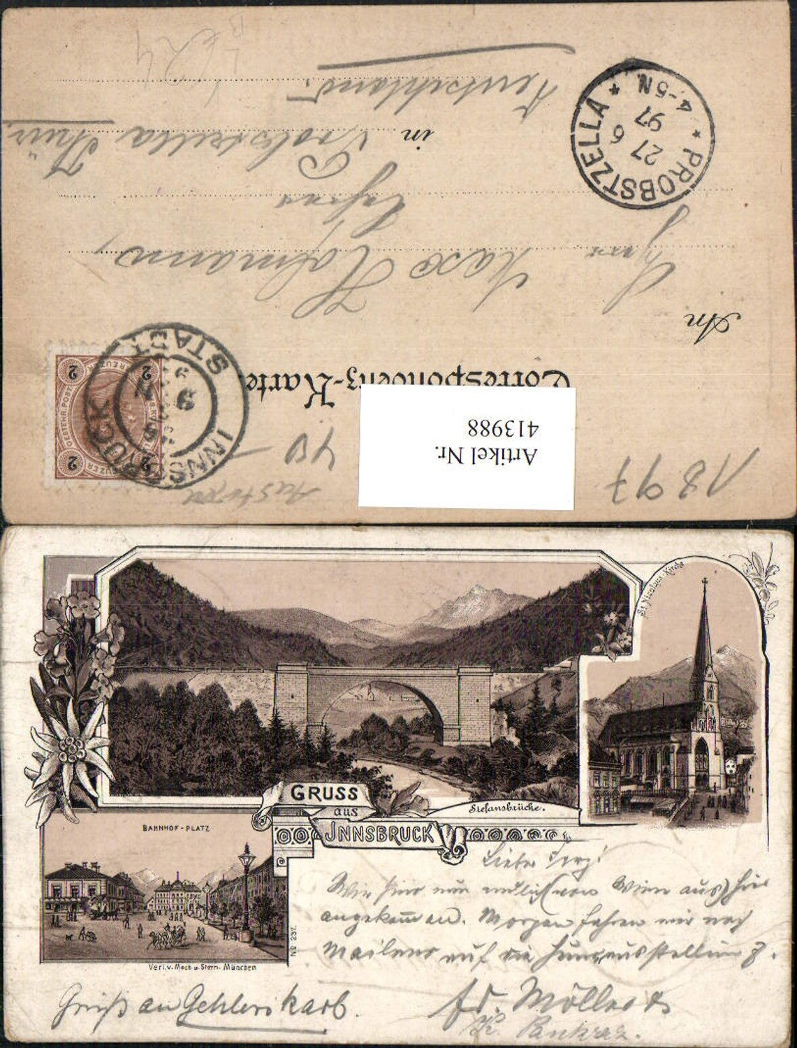 Alte Ansichtskarte – Old Postcard