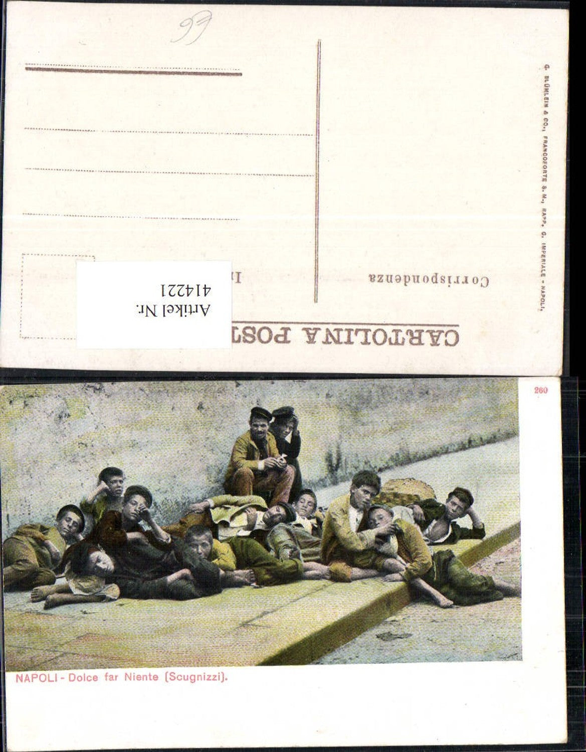 414221,Napoli Dolce far Niente Scugnizzi Straßenkinder Mann Männer