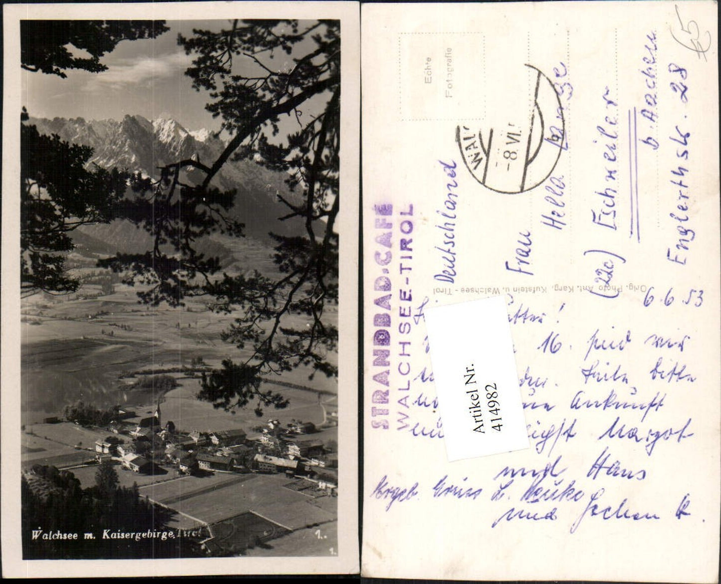 Alte Ansichtskarte – Old Postcard