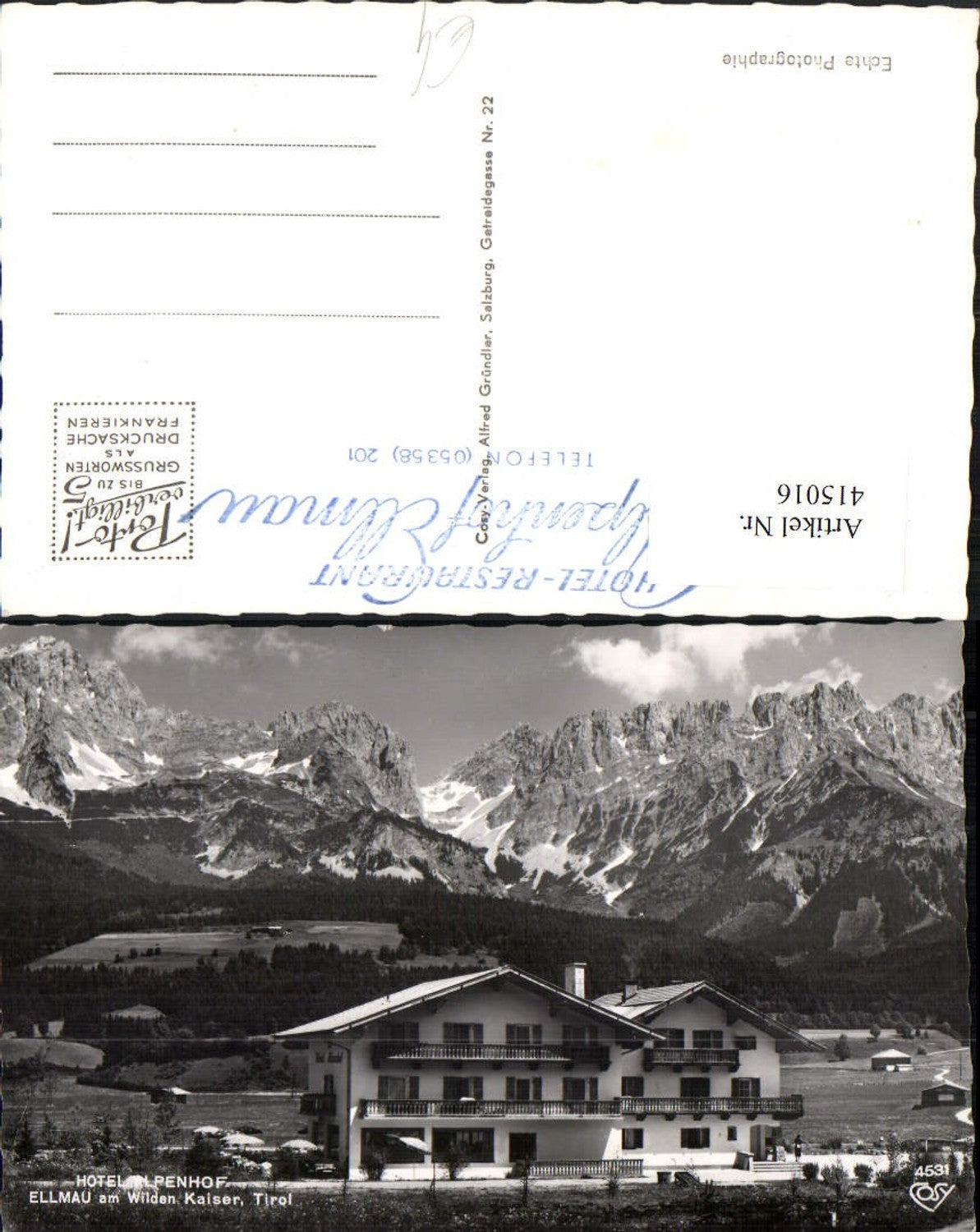 Alte Ansichtskarte – Old Postcard