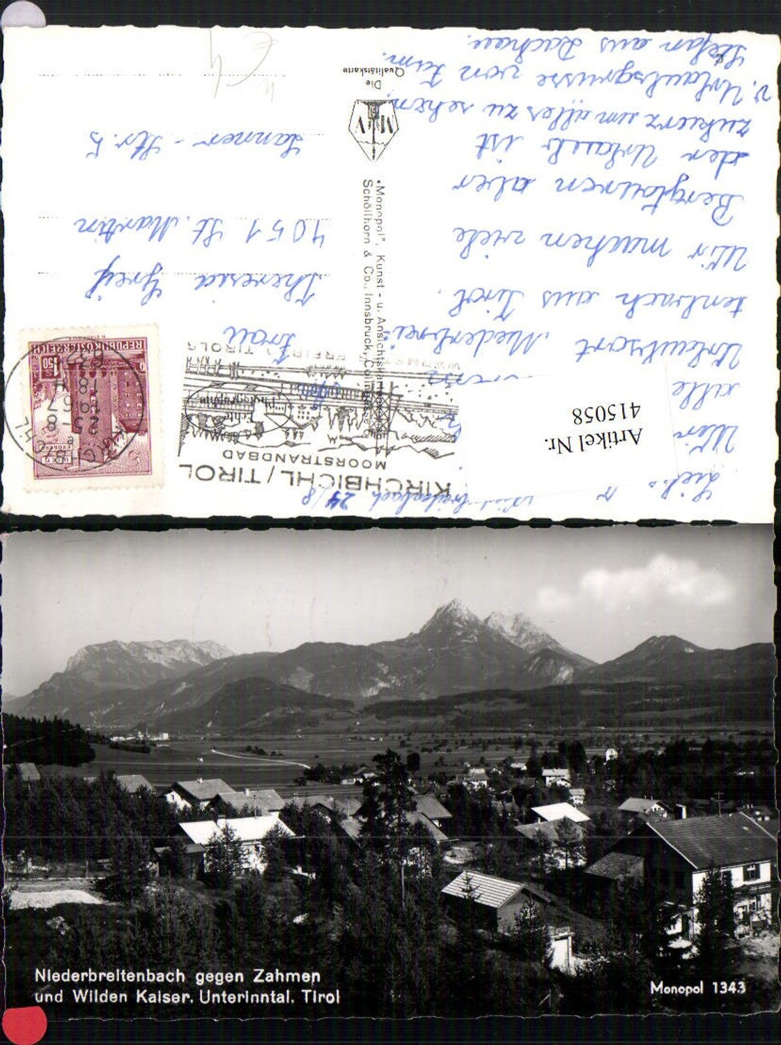 Alte Ansichtskarte – Old Postcard