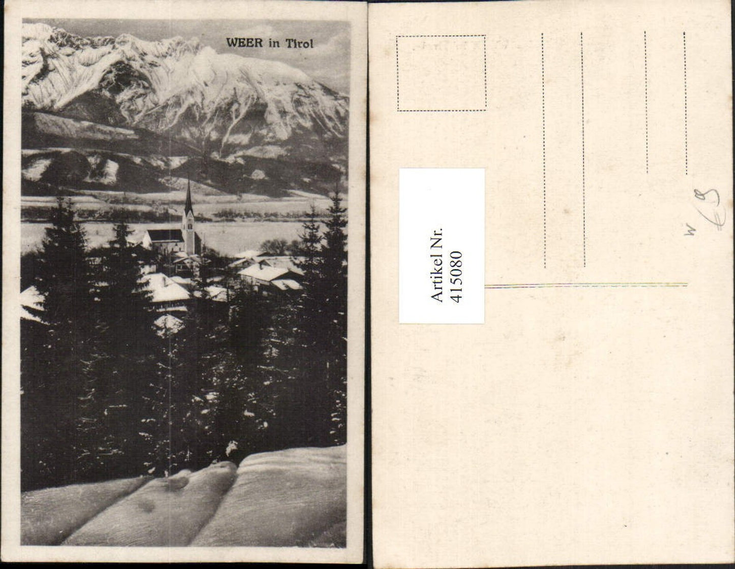 Alte Ansichtskarte – Old Postcard