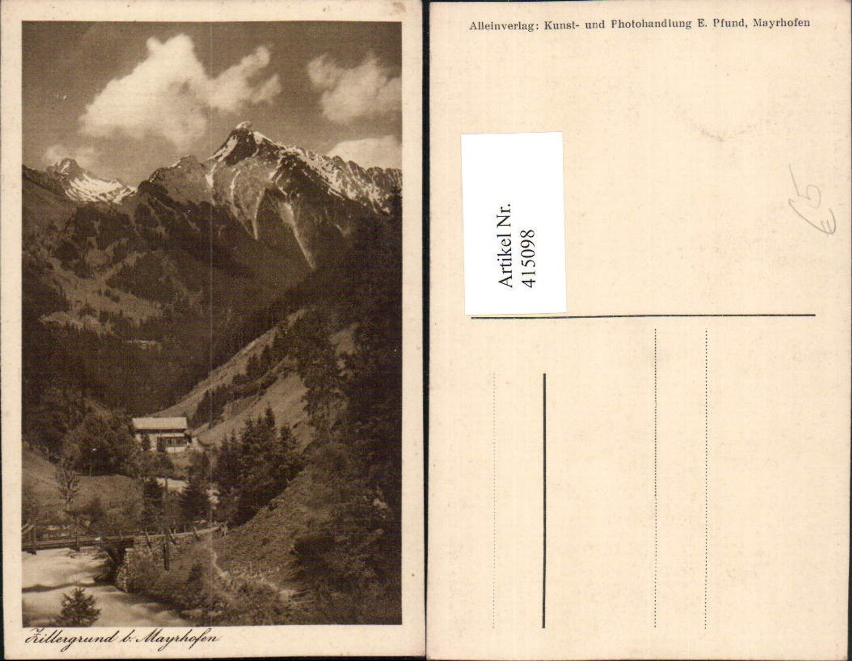 Alte Ansichtskarte – Old Postcard