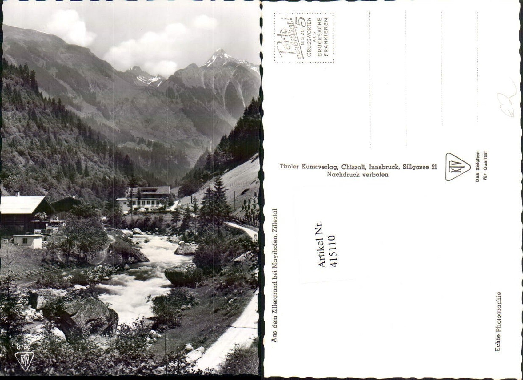 Alte Ansichtskarte – Old Postcard