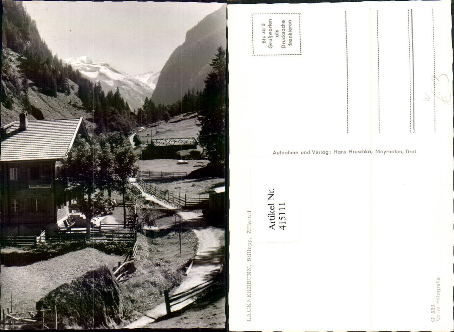 Alte Ansichtskarte – Old Postcard