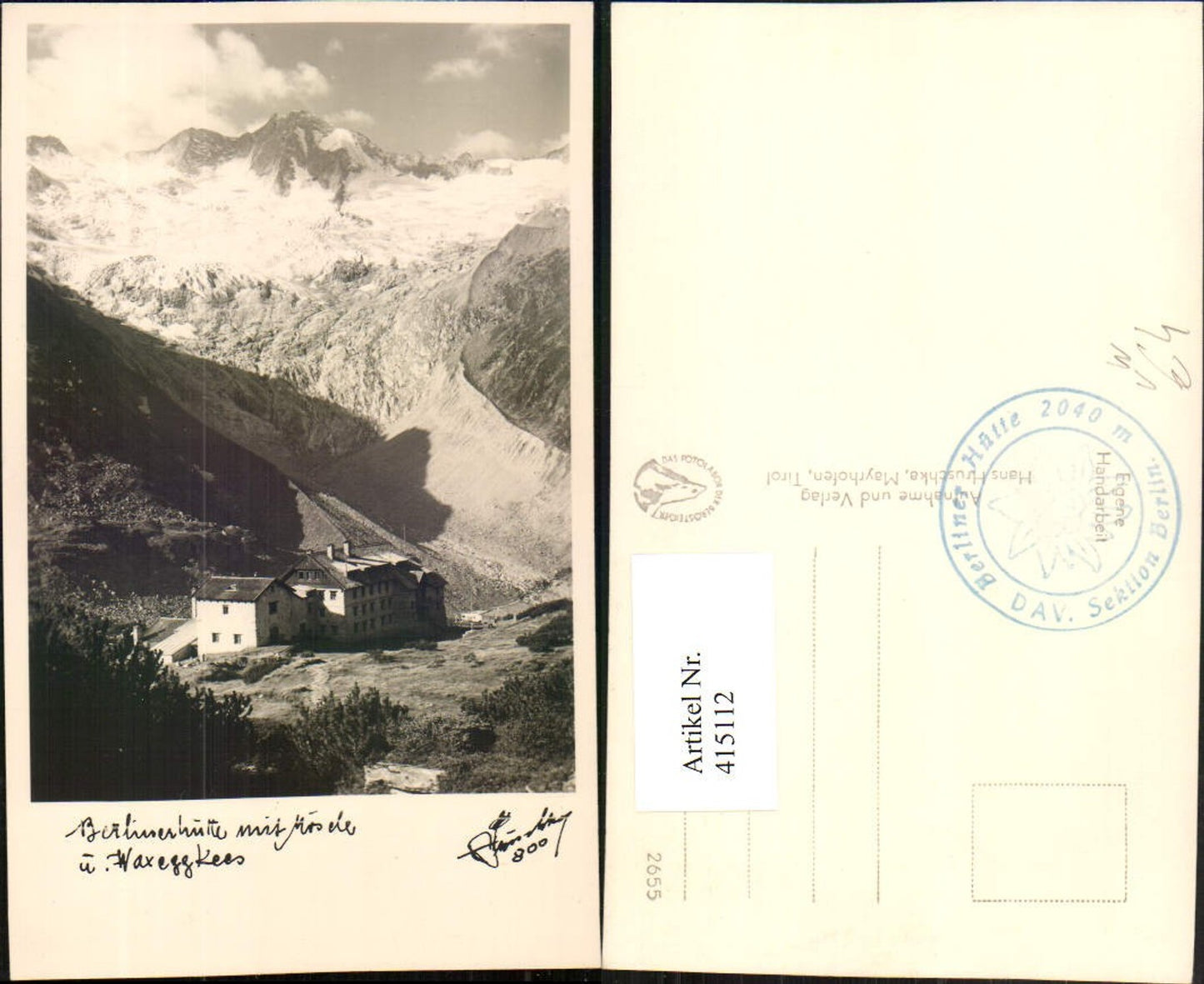 Alte Ansichtskarte – Old Postcard