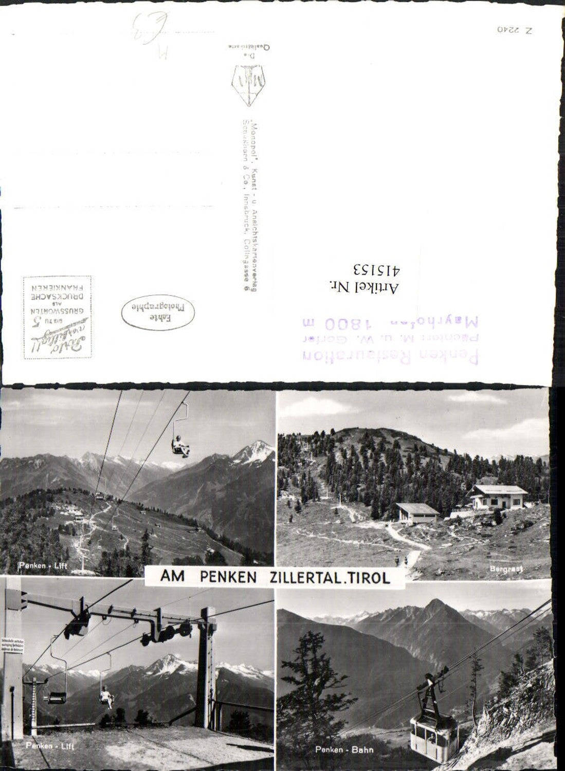 Alte Ansichtskarte – Old Postcard