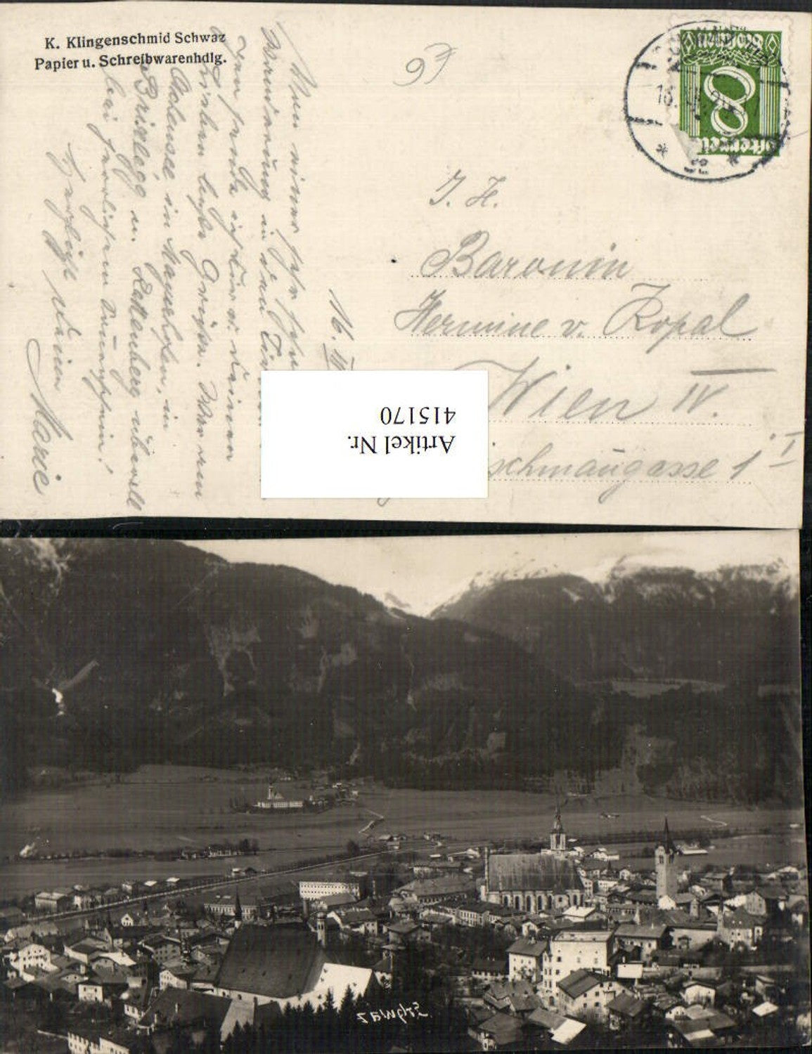 Alte Ansichtskarte – Old Postcard