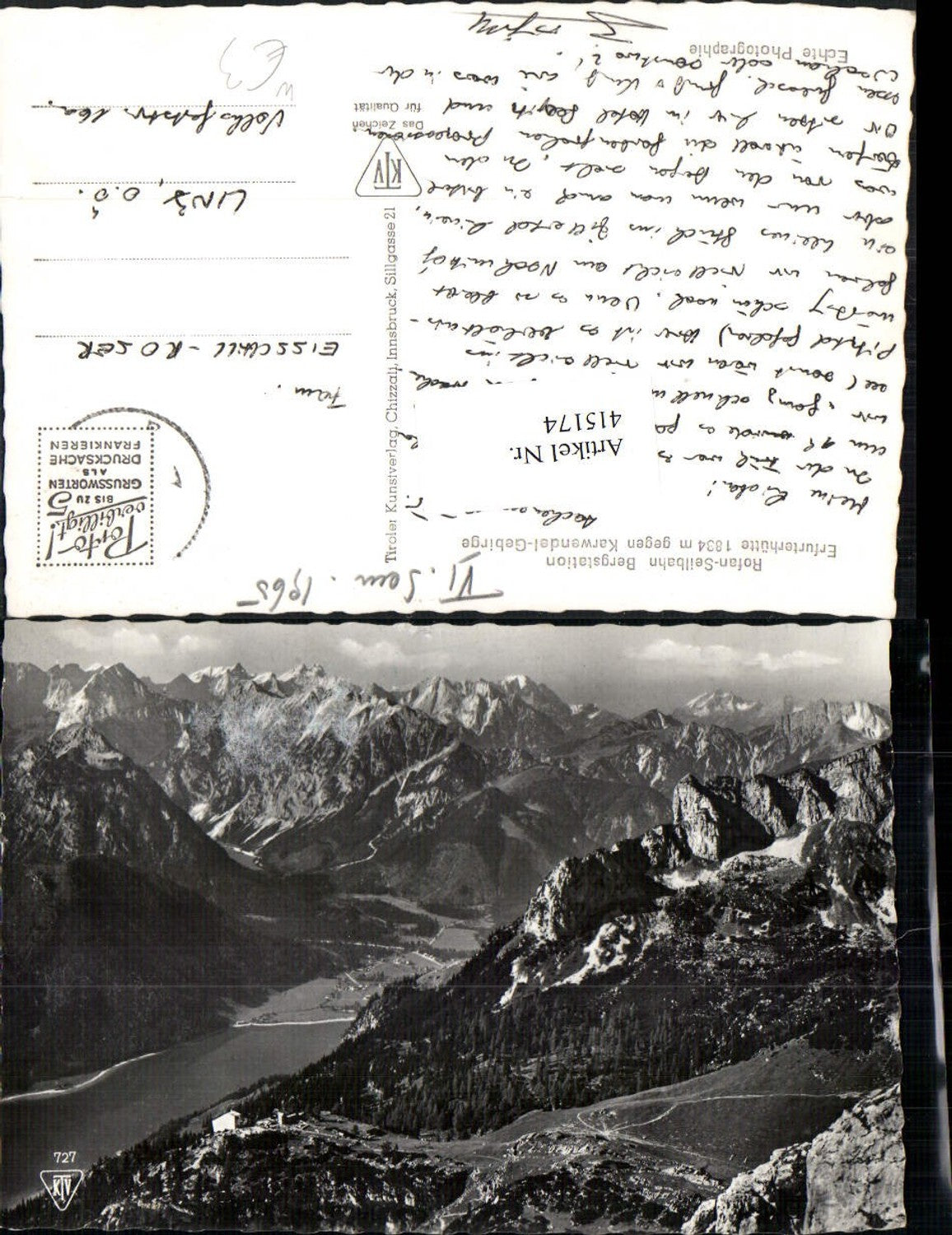 Alte Ansichtskarte – Old Postcard