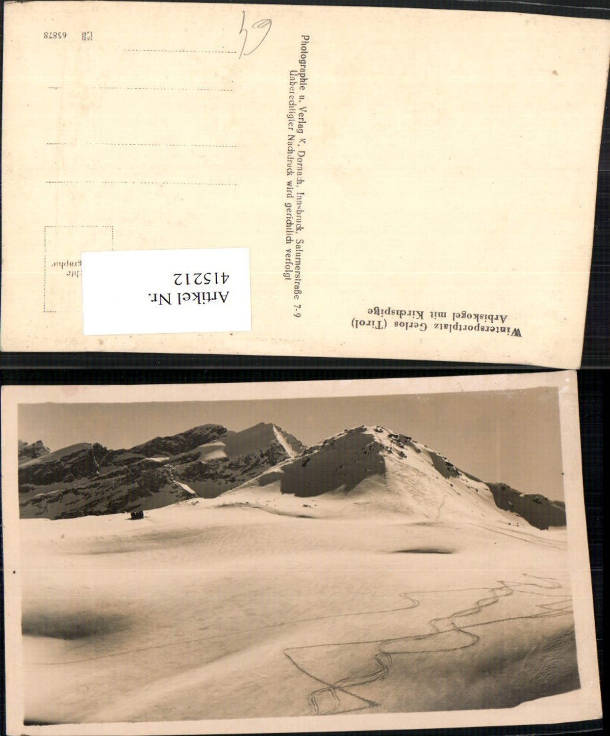 Alte Ansichtskarte – Old Postcard