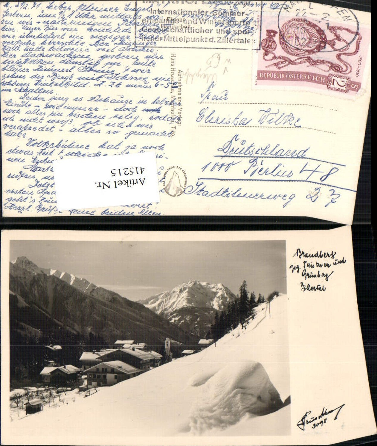 Alte Ansichtskarte – Old Postcard