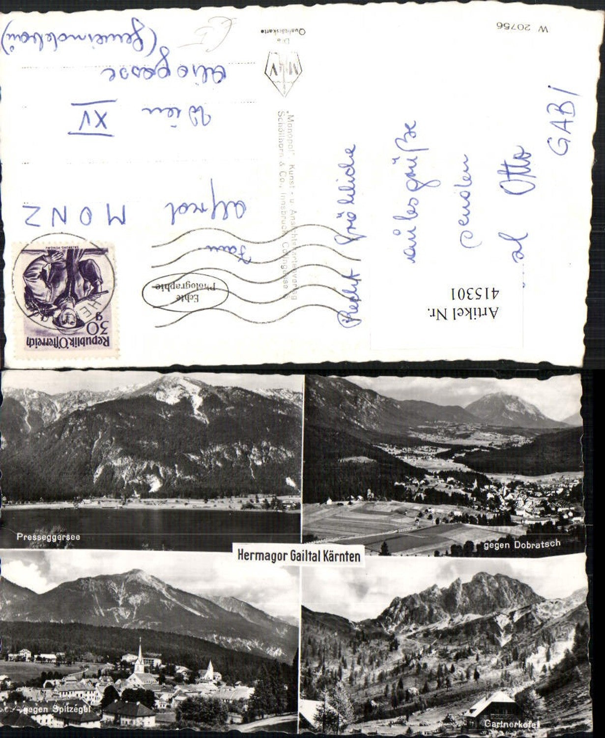 Alte Ansichtskarte – Old Postcard