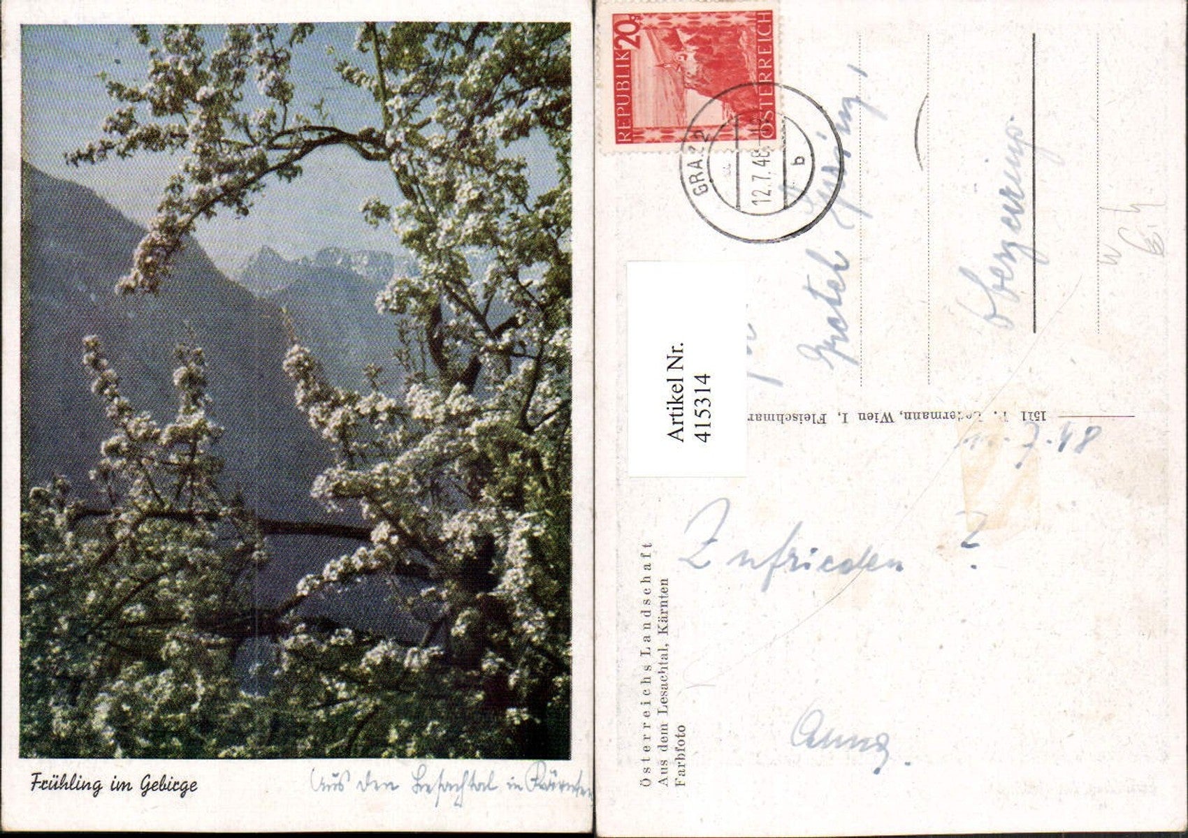 Alte Ansichtskarte – Old Postcard