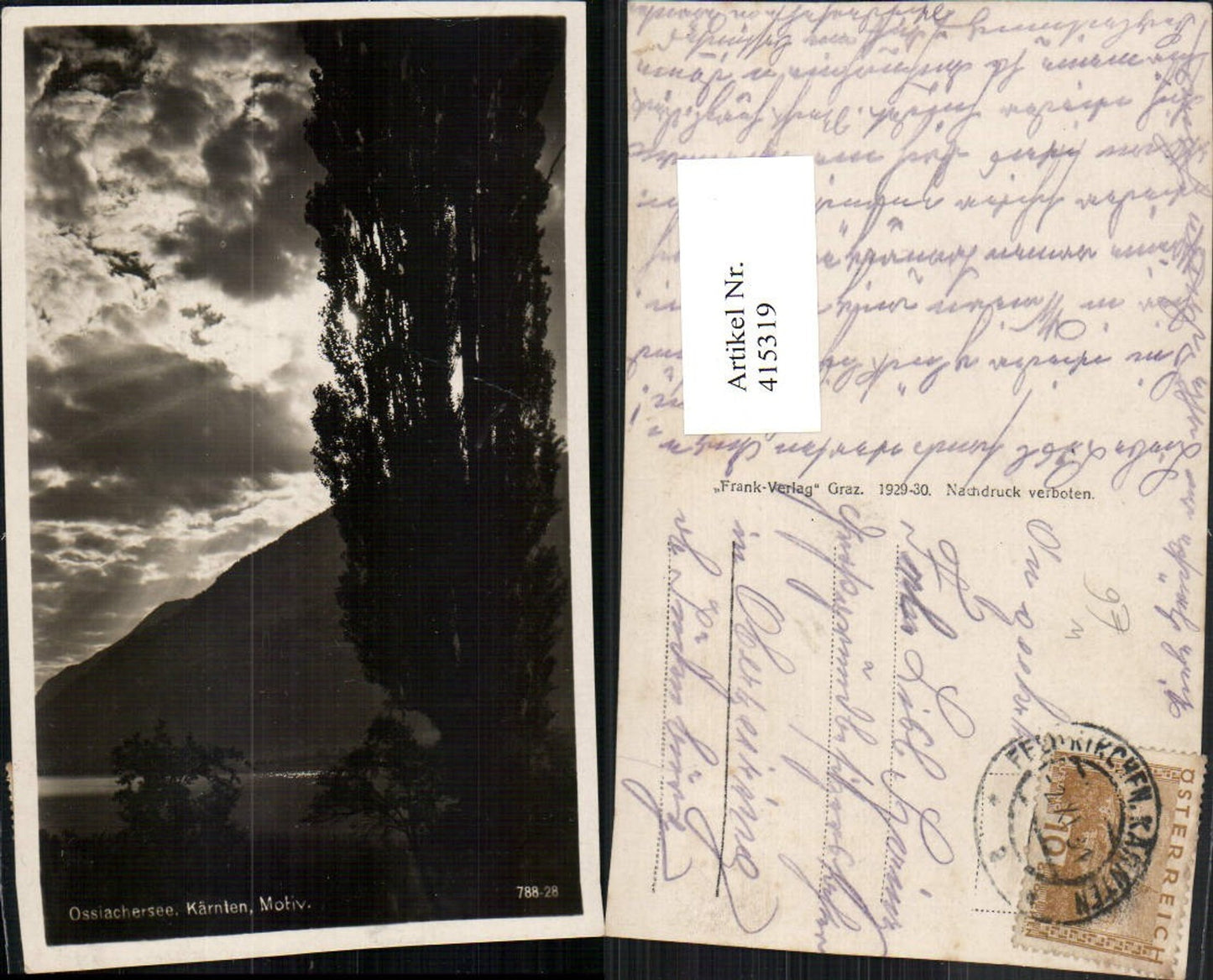 Alte Ansichtskarte – Old Postcard