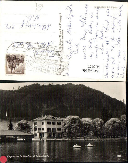 415372,Klopeinersee See b. St. Kanzian Erholungsheim