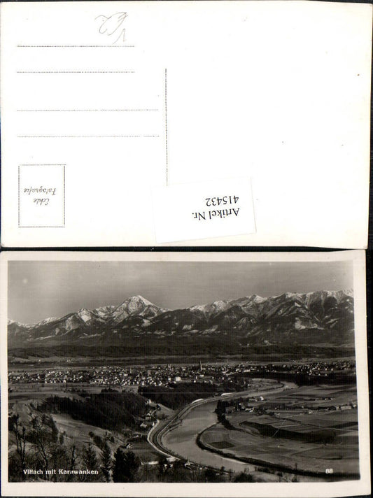 415432,Villach Totale m. Karawanken Bergkulisse pub Franz Schilcher 88