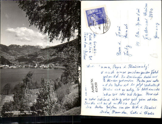 415450,Feld am See Totale Alpenseebad See Bergkulisse