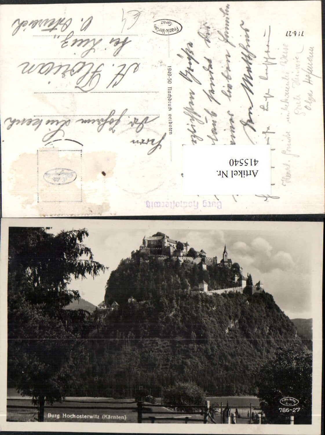 415540,Burg Hochosterwitz b. St. Georgen am Längsee
