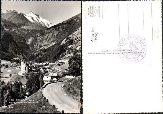 415565,Heiligenblut Totale m. Großglockner Bergkulisse
